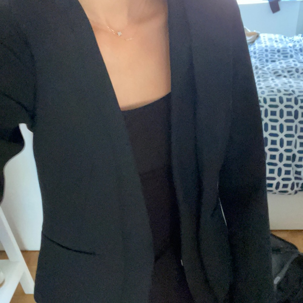 Trina Turk black blazer size 0